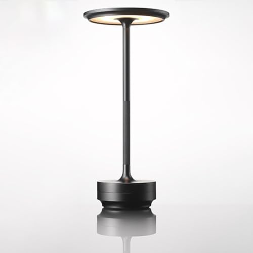 iFCOW Schnurlose Tischlampe Touch Sensor Light 5200mAh Akku wiederaufladbar 3 Farben Dimmbares Tischlicht LED Nachttischlampe für Nachttisch Esstisch von iFCOW