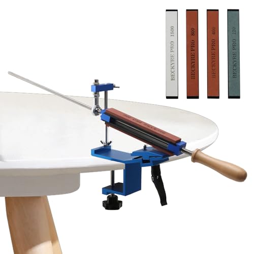iFCOw Messerschärfer, feststehender und verstellbarer Messer- Clip Professionelles Messerschärf- Set mit 6 Wetzsteinen für alle Küchenmesser iFCOw Messerschärfer, feststehender und verstellbarer Messer- Clip Professionelles Messerschärf- Set mit 6 Wetzsteinen für alle Küchenmesser von iFCOW