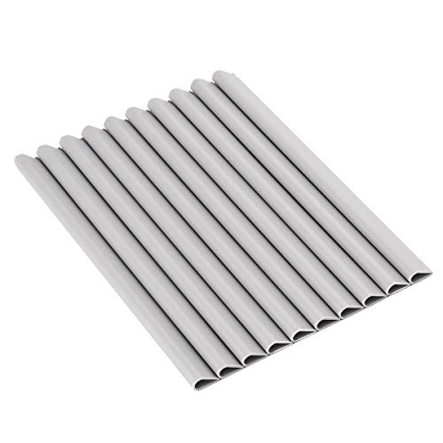 iFence Sichtschutzstreifen Befestigungsclips (10, Grau) von iFence