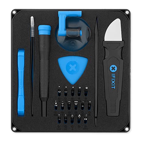 iFixit Essential Electronics Toolkit, Starter-Set mit 16 Präzisions-Bits (4 mm), Schraubendreher & Öffnungswerkzeugen zum Reparieren von Elektronik von iFixit