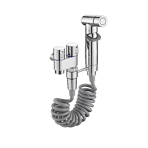iFutniew 1-in-2-Out Dual Control Valve Mini Multifunktions-Wasserhahn Mini Dusche Druck Badezimmer Wasserhahn Kit für Bidet und Dusche von iFutniew
