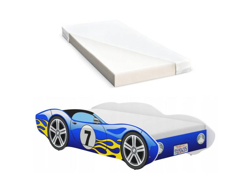 iGLOBAL Kinderbett Autobett Cars Bett Jugendbett 140 x 70 cm von iGLOBAL