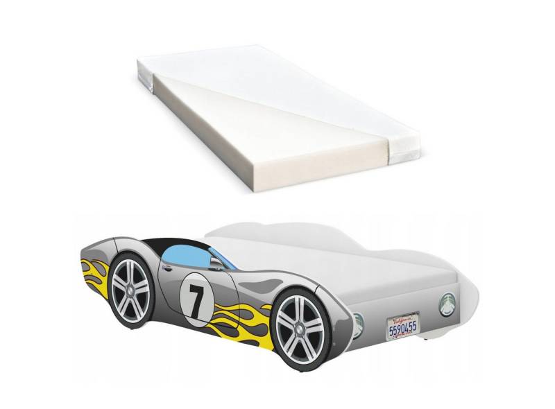 iGLOBAL Kinderbett Autobett Cars Bett Jugendbett 140 x 70 cm von iGLOBAL