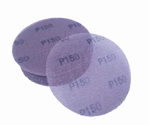 IHS® KLETT Gitterleinen Schleifscheiben Schleifgitter Set 5 10 25 od 50 Stck Schleifpapier Scheiben Durchmesser 125mm Durchmesser Körnung K80 - K400 von iHS Range