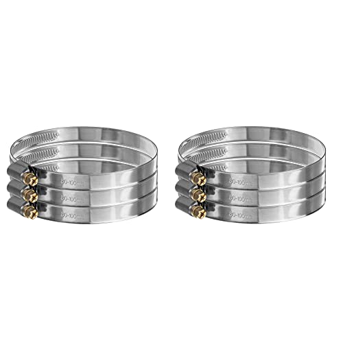 IHS Edelstahl Schlauchschellen DIN 3017 V2A Schneckengewinde Schellen W2 16-110mm Spannweite, viele Größen, geprägtes Band, 12mm Bandbreite 6x 80-100 IHS Edelstahl Schlauchschellen DIN 3017 V2A Schneckengewinde Schellen W2 16-110mm Spannweite, viele Größen, geprägtes Band, 12mm Bandbreite 6x 80-100 von iHS Range