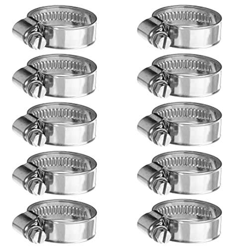 IHS Range Edelstahl Schlauchschellen 10er Set | 12mm Bandbreite | extra Robust | DIN 3017 V2A Schellen Rohrschellen 16-70mm Spannweite div. Größen durchgehendes besonders breites Band Schlauchbinder IHS Range Edelstahl Schlauchschellen 10er Set | 12mm Bandbreite | extra Robust | DIN 3017 V2A Schellen Rohrschellen 16-70mm Spannweite div. Größen durchgehendes besonders breites Band Schlauchbinder von iHS Range