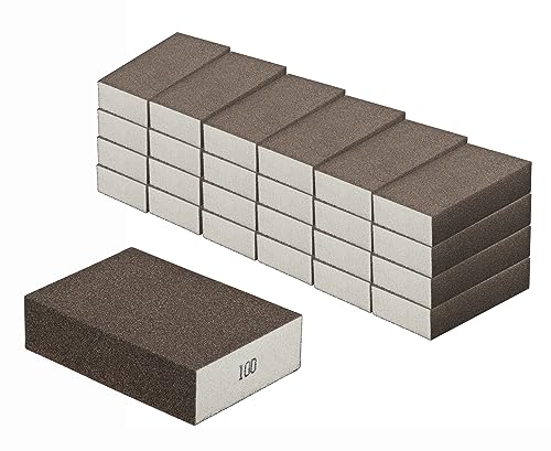 Schleifschwamm 48 Stück Schleifschwämme Mittlere Körnungen K100 für Holz Lack Metall Trocken u. Nass Schleifen waschbar u. wiederverwendbar Schleifschwamm 48 Stück Schleifschwämme Mittlere Körnungen K100 für Holz Lack Metall Trocken u. Nass Schleifen waschbar u. wiederverwendbar von iHS Range
