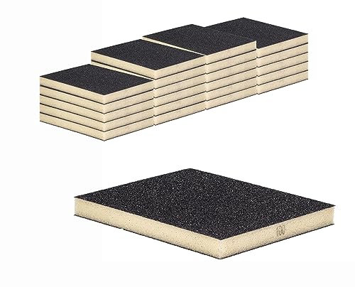 Schleifschwamm Schleifmatte 22 Stück Schleifschwämme grobe bis feine Körnungen Hier K100 für Holz Lack Metall Trocken u. Nass Schleifen waschbar u. wiederverwendbar Schleifklotz Schleifschwamm Schleifmatte 22 Stück Schleifschwämme grobe bis feine Körnungen Hier K100 für Holz Lack Metall Trocken u. Nass Schleifen waschbar u. wiederverwendbar Schleifklotz von iHS Range