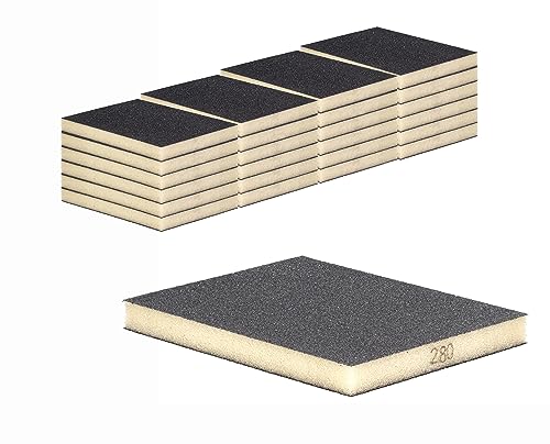 Schleifschwamm Schleifmatte 24 Stück Schleifschwämme Grobe Körnung K280 für Holz Lack Metall Trocken u. Nass Schleifen waschbar u. wiederverwendbar Schleifschwamm Schleifmatte 24 Stück Schleifschwämme Grobe Körnung K280 für Holz Lack Metall Trocken u. Nass Schleifen waschbar u. wiederverwendbar von iHS Range