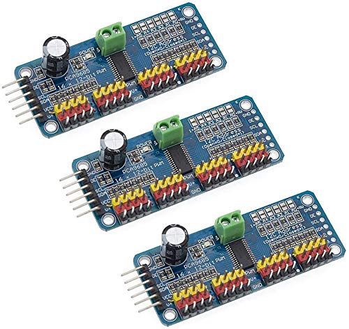 3 Pcs PCA9685 16-Channel 12-bit PWM Servo Driver for Arduino Raspberry Pi IIC Interface Servo Shield 3 Pcs PCA9685 16-Channel 12-bit PWM Servo Driver for Arduino Raspberry Pi IIC Interface Servo Shield von iHaospace