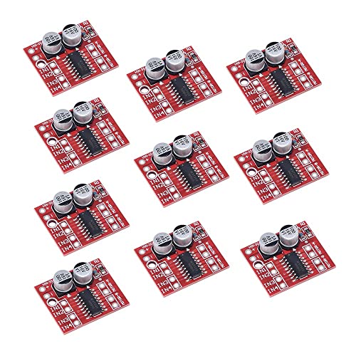 iHaospace 10 Stück Mini DC Motor Driver Module Dual H-Bridge Stepper Motor Driver Replace L298N von iHaospace
