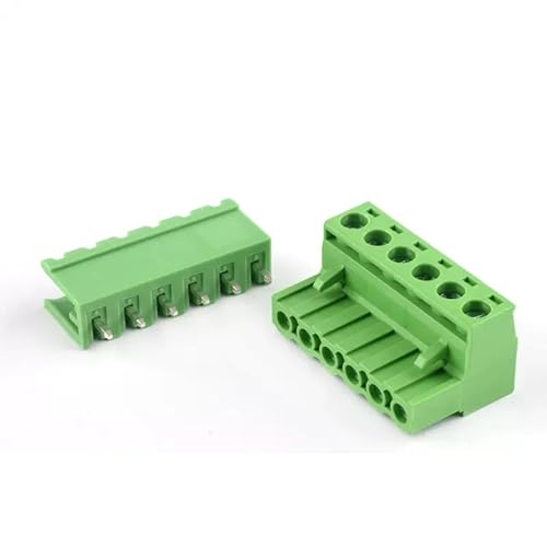iHaospace 10x KF2EDGK 6Pin 5.08mm 300V/320V 10A/15A PCB Mount Screw Terminal Block 6P Schraubklemme Steckverbinder iHaospace 10x KF2EDGK 6Pin 5.08mm 300V/320V 10A/15A PCB Mount Screw Terminal Block 6P Schraubklemme Steckverbinder von iHaospace