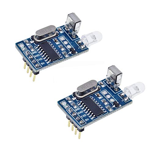 iHaospace 2 Pcs 5V IR Infrared Remote Decoder Encoding Transmitter Receiver Wireless Module iHaospace 2 Pcs 5V IR Infrared Remote Decoder Encoding Transmitter Receiver Wireless Module von iHaospace