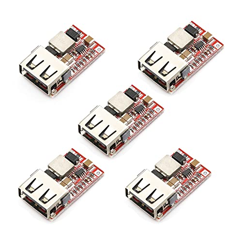 iHaospace 5 Pcs 6-20V 12V/24V to 5V 3A CAR USB Charger Module DC Buck Step Down Converter Power Supply Module iHaospace 5 Pcs 6-20V 12V/24V to 5V 3A CAR USB Charger Module DC Buck Step Down Converter Power Supply Module von iHaospace