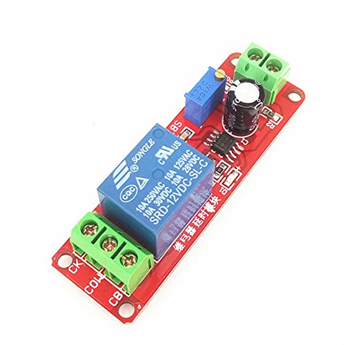 iHaospace 5 Pcs DC 12V Delay Relay Shield NE555 Timer Switch Adjustable Module 0~10S Delay Relay Module iHaospace 5 Pcs DC 12V Delay Relay Shield NE555 Timer Switch Adjustable Module 0~10S Delay Relay Module von iHaospace