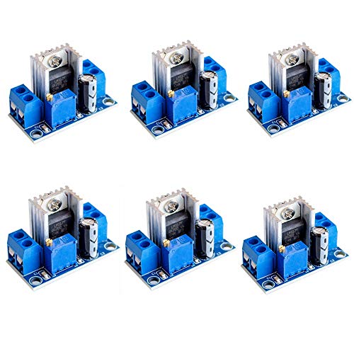 iHaospace 6 Pcs LM317 DC-DC Converter Buck Step Down Module Linear Regulator Adjustable Voltage Regulator Power Supply iHaospace 6 Pcs LM317 DC-DC Converter Buck Step Down Module Linear Regulator Adjustable Voltage Regulator Power Supply von iHaospace