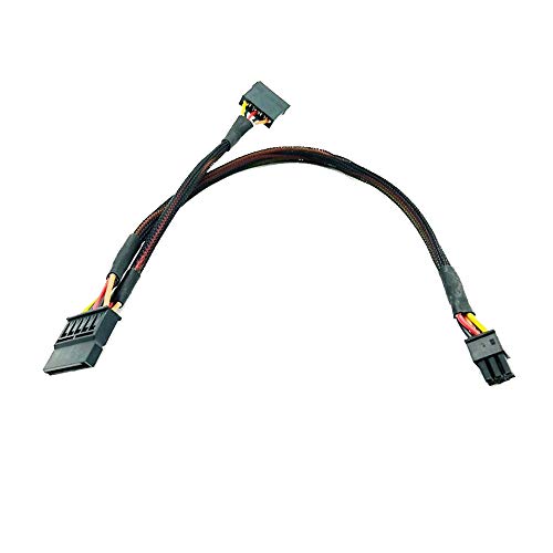 iHaospace 6Pin to Splitter 15Pin SATA Power Cable for Dell Vostro 3650 3653 3655 Desktop Computer HDD SSD Power Supply Expansion Cable von iHaospace