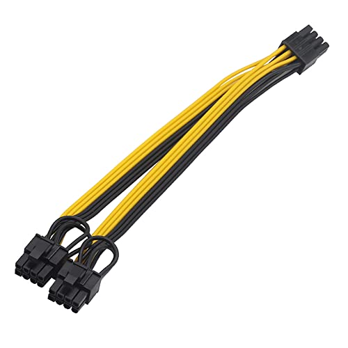 iHaospace 8 Pin to Dual 8 Pin(6+2) PCIe Power Adapter Cable for Dell T3600 T3610 T5600 T5610 Workstation, GPU Power Adapter Cable von iHaospace
