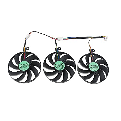 iHaospace 88MM T129215SU GPU-Kartenkühler für ASUS ROG STRIX GeForce RTX 2070 2080 SUPER Ti Gaming RTX2080 RTX2080Ti Radeon RX 5600 5700 XT Lüfter iHaospace 88MM T129215SU GPU-Kartenkühler für ASUS ROG STRIX GeForce RTX 2070 2080 SUPER Ti Gaming RTX2080 RTX2080Ti Radeon RX 5600 5700 XT Lüfter von iHaospace