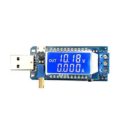 iHaospace DC-DC USB Step UP/Down Power Supply Module Adjustable Boost Buck Converter with Display 3.5V-12V to 1.2V-24V von iHaospace