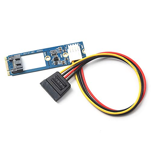 iHaospace M.2 NGFF to SATA 7Pin SATA Horizontal Converter Adapter Card Expansion Card+4Pin Power Cable iHaospace M.2 NGFF to SATA 7Pin SATA Horizontal Converter Adapter Card Expansion Card+4Pin Power Cable von iHaospace