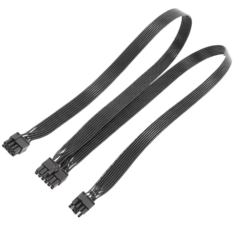 iHaospace PCIE Kabel für Be Quiet, Y Type Parallel Connection PSU 12 Pin Stecker auf Dual GPU PCIe 8 Pin (6+2) Stecker Stromversorgung für be quiet Power Supply von iHaospace
