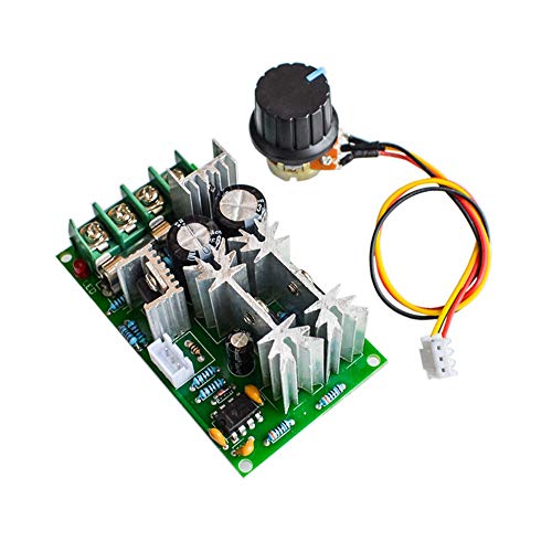 iHaospace PWM DC Motor Speed Controller DC10-60V 12V 24V 36V 48V 20A DC Motor Driver Module Speed Regulator von iHaospace