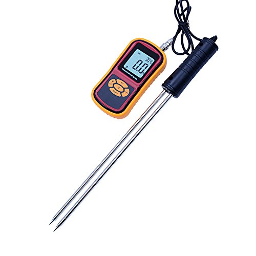 iHaospace Portable Digital Grain Moisture Meter with Measuring Probe for Corn Wheat Rice Bean Wheat Hygrometer Temperature Humidity Tester Monitor iHaospace Portable Digital Grain Moisture Meter with Measuring Probe for Corn Wheat Rice Bean Wheat Hygrometer Temperature Humidity Tester Monitor von iHaospace