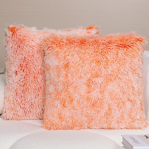 iHeroo Superweich Kissenbezug 40x40cm, Dekorative Doppelseitiger Plüsch Kuschelkissen Flauschig, Kuschelige Kissenbezüge, Kuschelkissen, Kunstfell Kissen, Sofakissen Couchkissen für Sofa von iHeroo