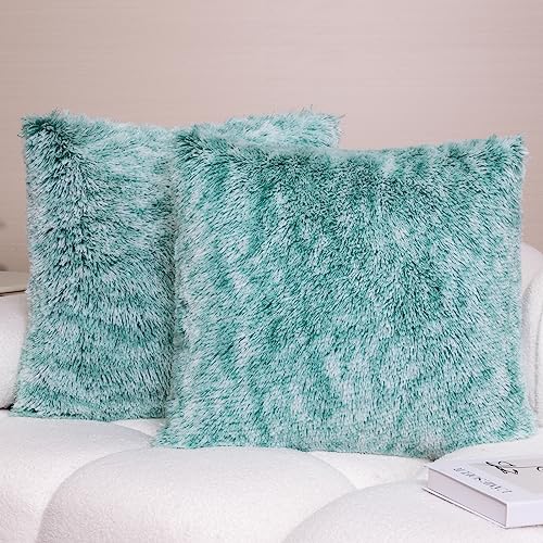 iHeroo Superweich Kissenbezug 50x50cm, Dekorative Doppelseitiger Plüsch Kuschelkissen Flauschig, Kuschelige Kissenbezüge, Kuschelkissen, Kunstfell Kissen, Sofakissen Couchkissen für Sofa von iHeroo