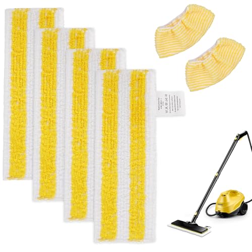 iKALULA 6 Stück Mikrofaser-Tuchset für Kärcher Easyfix SC1 SC2 SC3 SC4 SC5, Dampfreiniger Zubehör, Set Bodentuchset Zubehör für Kärcher Dampfreiniger, Neues Set mit 4 Bodendüse und 2 Handdüse iKALULA 6 Stück Mikrofaser-Tuchset für Kärcher Easyfix SC1 SC2 SC3 SC4 SC5, Dampfreiniger Zubehör, Set Bodentuchset Zubehör für Kärcher Dampfreiniger, Neues Set mit 4 Bodendüse und 2 Handdüse von iKALULA