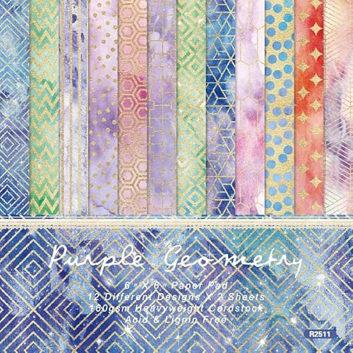 Vintage Boho Scrapbook Paper Pad Golden Watercolor Patterned Cardstock Paper 6x6 ,24 Sheets Single Side Junk Journal Scrapbooking Papers for DIY Origami Card Making Art Collage Decorative Papers Vintage Boho Scrapbook Paper Pad Golden Watercolor Patterned Cardstock Paper 6x6 ,24 Sheets Single Side Junk Journal Scrapbooking Papers for DIY Origami Card Making Art Collage Decorative Papers von iKammo