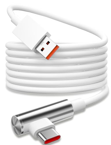 USB C Kabel 120W 6A TurboCharge Fast Ladekabel für Xiaomi Redmi Note 13 Pro 12 Pro 11s 13C,USB C Winkel Schnellladekabel 90 Grad 3m 67W Datenkabel HyperCharge für Mi 14 Ultra 13 Poco X7 Pro X6 Pro von iMangoo
