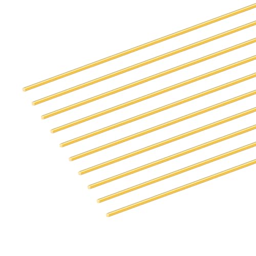 10PCS 1.5mm Messingstab, iMeistek 200mm Länge Messing Rundstab für RC Modelle DIY Basteln von iMeistek