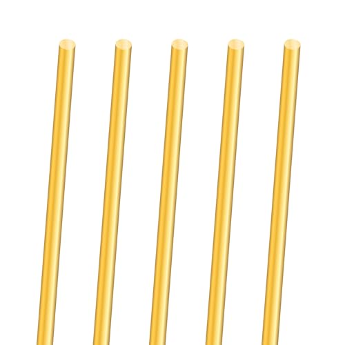 5PCS 4mm Messingstab,iMeistek 300mm Länge Messing solide Runde Stange Stifte für Drehbank Bar Stock,DIY Crafts von iMeistek