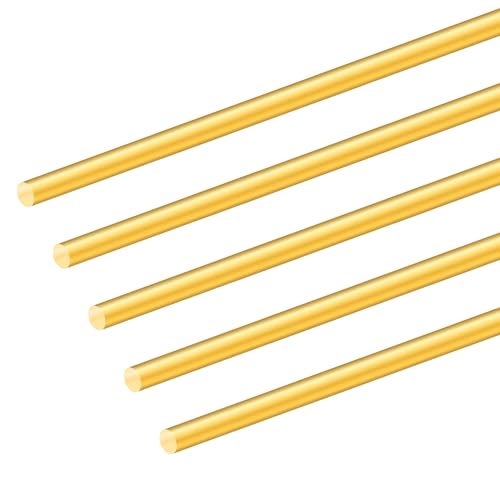 5PCS 6mm Messingstangen, iMeistek 200mm Länge Messing massiv runde Stange für Griffstifte RC-Modelle DIY Crafts 5PCS 6mm Messingstangen, iMeistek 200mm Länge Messing massiv runde Stange für Griffstifte RC-Modelle DIY Crafts von iMeistek