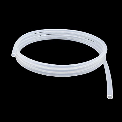 Silikonschlauch, 3mm ID x 6mm OD, Länge 3 Meter, iMeistek Lebensmittelechter flexibler Silikonschlauch, Wasser-Luft-SchlauchSchlauchrohr, für Pumpentransfer von iMeistek