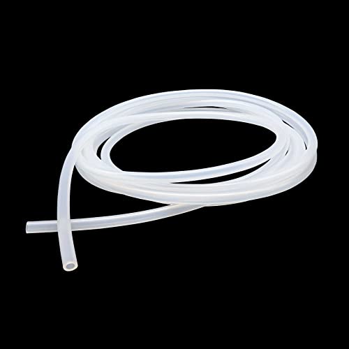Silikonschlauch, iMeistek Lebensmittelechter flexibler Silikonschlauch, 2mm ID x 4mm OD, Länge 3 Meter, Wasser-Luft-SchlauchSchlauchrohr, für Pumpentransfer von iMeistek