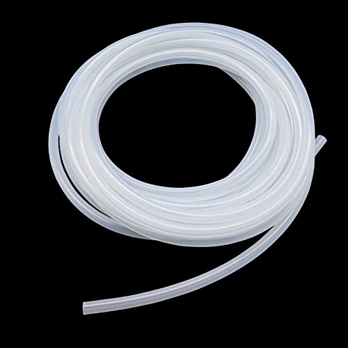 Silikonschlauch, iMeistek Lebensmittelechter flexibler Silikonschlauch, 2mm ID x 4mm OD, Länge 8 Meter, Wasser-Luft-SchlauchSchlauchrohr, für Pumpentransfer von iMeistek