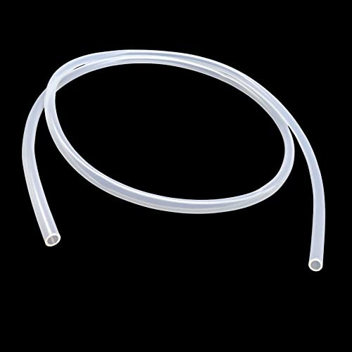Silikonschlauch, iMeistek Lebensmittelechter flexibler Silikonschlauch, 6mm ID x 8mm OD, Länge 1,5 Meter, Wasser-Luft-SchlauchSchlauchrohr, für Pumpentransfer von iMeistek