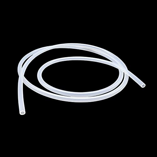 Silikonschlauch, iMeistek Lebensmittelechter flexibler Silikonschlauch, 6mm ID x 8mm OD, Länge 3 Meter, Wasser-Luft-SchlauchSchlauchrohr, für Pumpentransfer von iMeistek