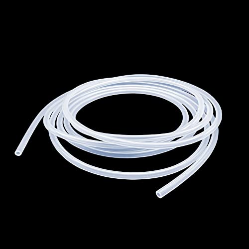 Silikonschlauch, iMeistek Lebensmittelechter flexibler Silikonschlauch, 6mm ID x 8mm OD, Länge 5 Meter, Wasser-Luft-SchlauchSchlauchrohr, für Pumpentransfer von iMeistek