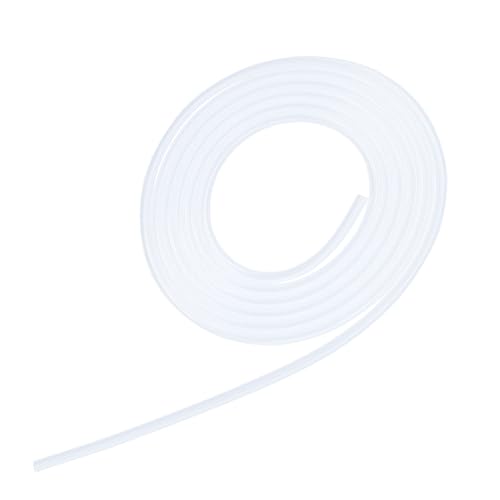 iMeistek 1,6 mm Innendurchmesser x 3,2 mm Außendurchmesser Silikonschlauch(4,5 m) Transparent,Flexibler Silikonschlauch Lebensmittelecht Luft-Wasser-Schlauch für Pumpen und Aquarien von iMeistek