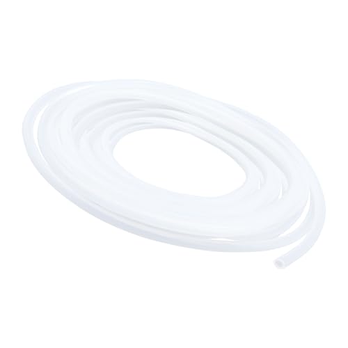 iMeistek 14 mm Innendurchmesser x 17 mm Außendurchmesser Silikonschlauch(4,5 m) Transparent,Flexibler Silikonschlauch Lebensmittelecht Luft-Wasser-Schlauch für Pumpen und Aquarien von iMeistek