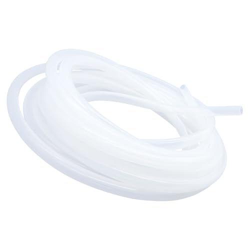 iMeistek 15 mm Innendurchmesser x 19 mm Außendurchmesser Silikonschlauch(9 m) Transparent,Flexibler Silikonschlauch Lebensmittelecht Luft-Wasser-Schlauch für Pumpen und Aquarien von iMeistek