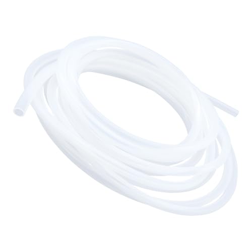 iMeistek 20 mm Innendurchmesser x 24 mm Außendurchmesser Silikonschlauch(4,5 m) Transparent,Flexibler Silikonschlauch Lebensmittelecht Luft-Wasser-Schlauch für Pumpen und Aquarien von iMeistek