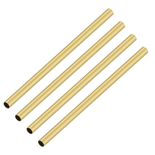 iMeistek 4 Stück Messingrohre, 4,5 mm Außendurchmesser x 0,2 mm Wandstärke, 200 mm Länge, nahtloses Rundrohr iMeistek 4 Stück Messingrohre, 4,5 mm Außendurchmesser x 0,2 mm Wandstärke, 200 mm Länge, nahtloses Rundrohr von iMeistek