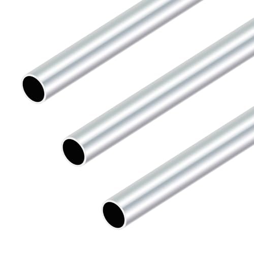 iMeistek 6063 Aluminium Rohre, 17mm OD x 15mm ID x 300mm Länge Nahtlose Aluminium Rundrohre für DIY-Modell, Industrie (3PCS) von iMeistek