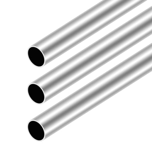 iMeistek 6063 Aluminium Rundrohre,20mm OD 18mm ID 300mm Länge Nahtlose Gerade Runde Rohre für Industrielle,Dekorative,Architektonische (3PCS) von iMeistek