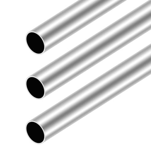 iMeistek 6063 Aluminium Rundrohre,22mm OD 20mm ID 300mm Länge Nahtlose Gerade Runde Rohre für Industrielle,Dekorative,Architektonische (3PCS) von iMeistek